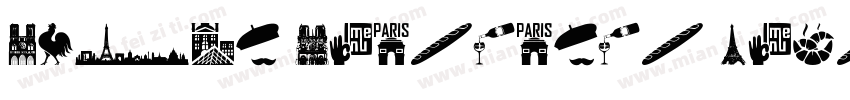 Paris Condensed Bold字体转换